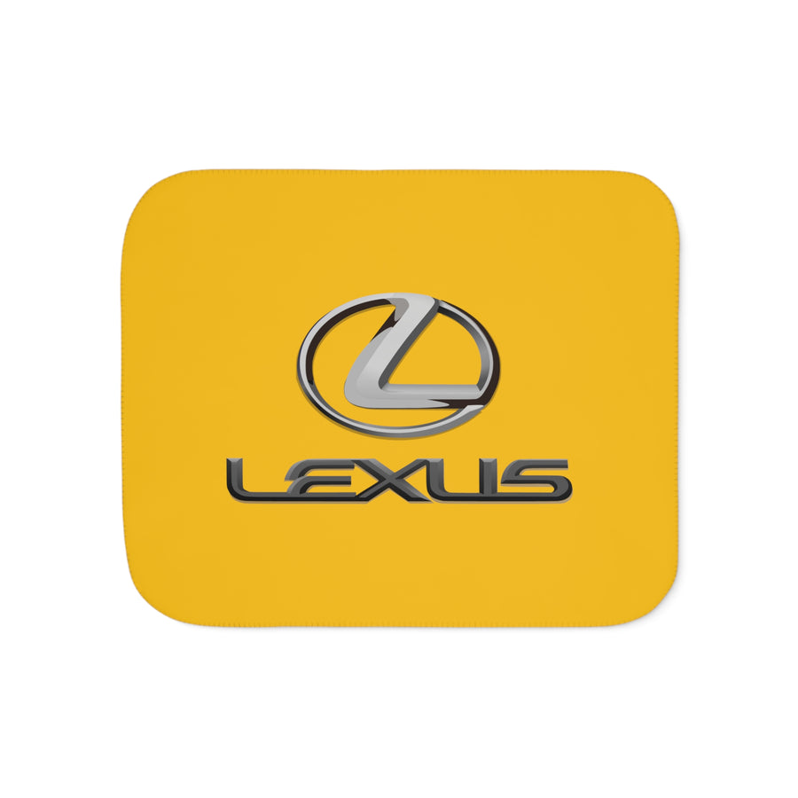 Yellow Lexus Sherpa Blanket™