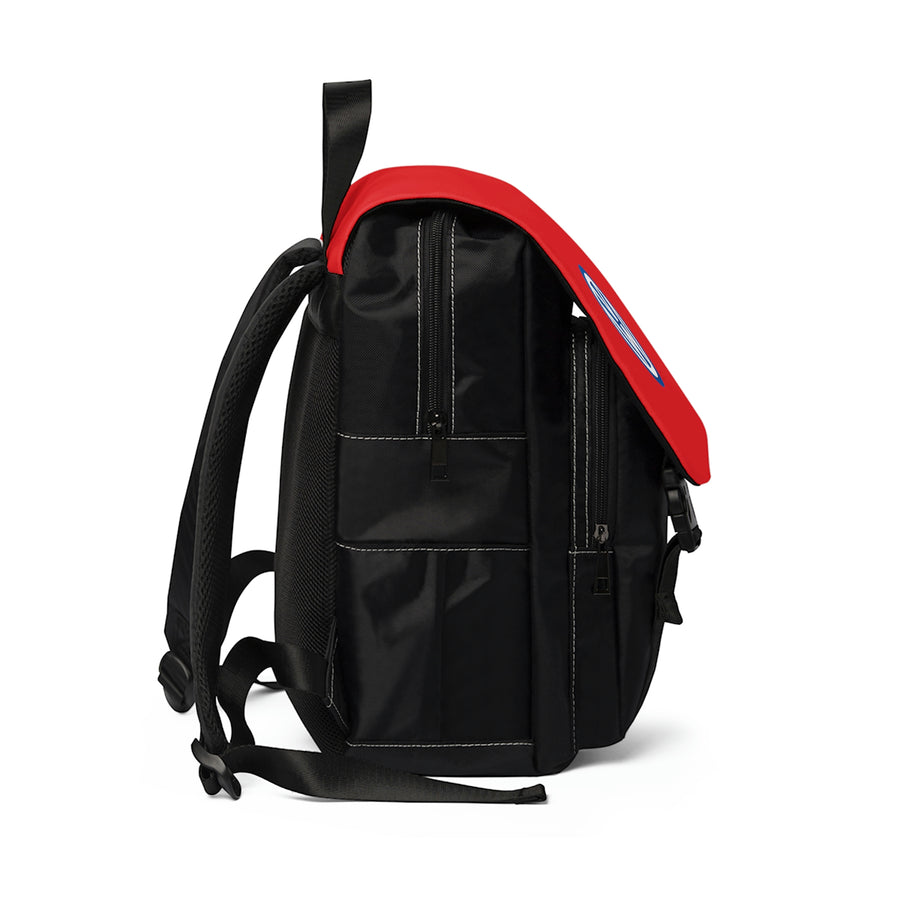 Unisex Red Volkswagen Casual Shoulder Backpack™