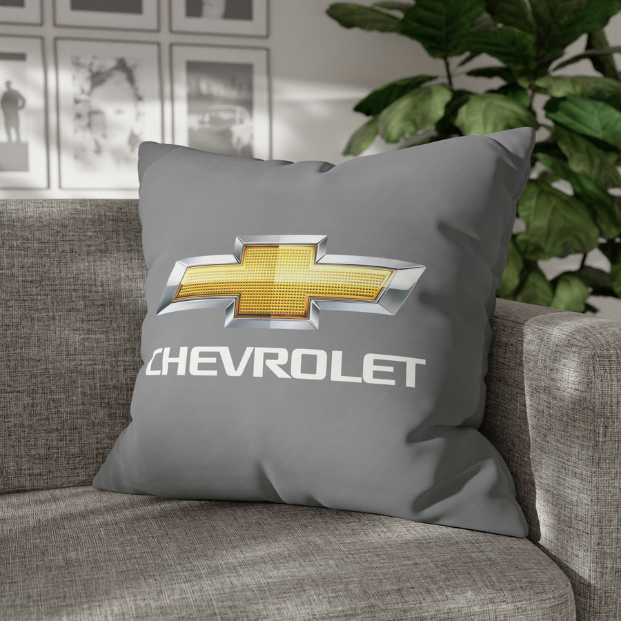 Grey Chevrolet Spun Polyester pillowcase™