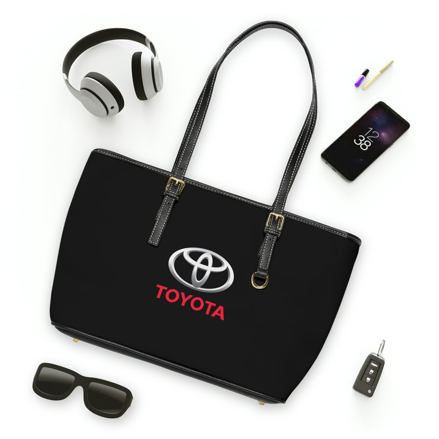 Black Toyota Leather Shoulder Bag™