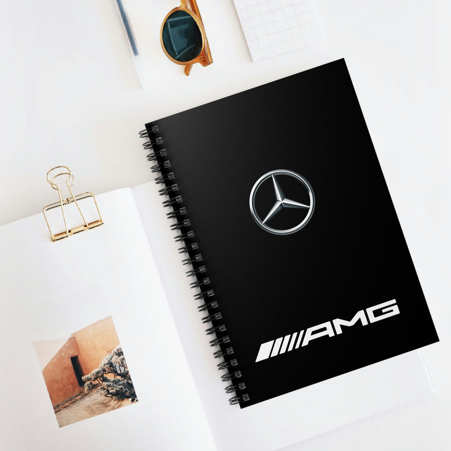 Black Mercedes Spiral Notebook - Ruled Line™