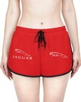 Women's Red Jaguar Relaxed Shorts™