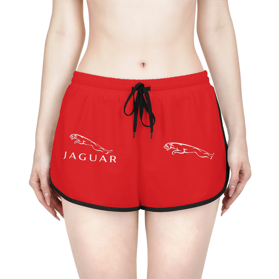 Women's Red Jaguar Relaxed Shorts™