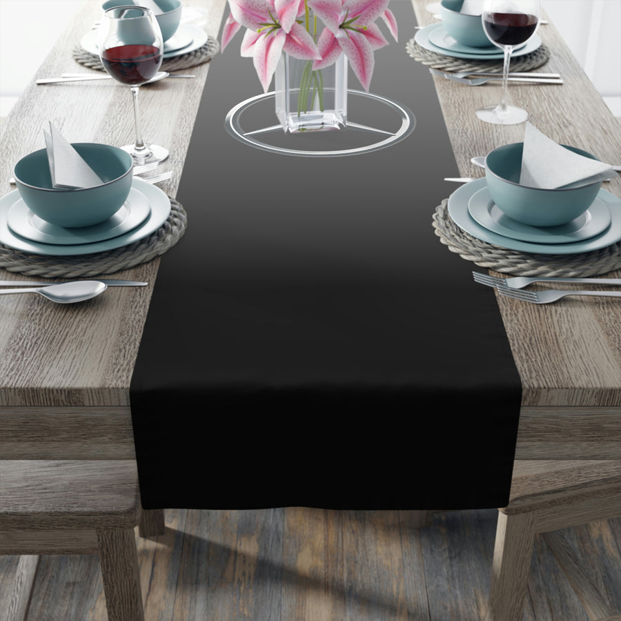 Black Mercedes Table Runner (Cotton, Poly)™