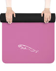 Light Pink Jaguar Rubber Yoga Mat™