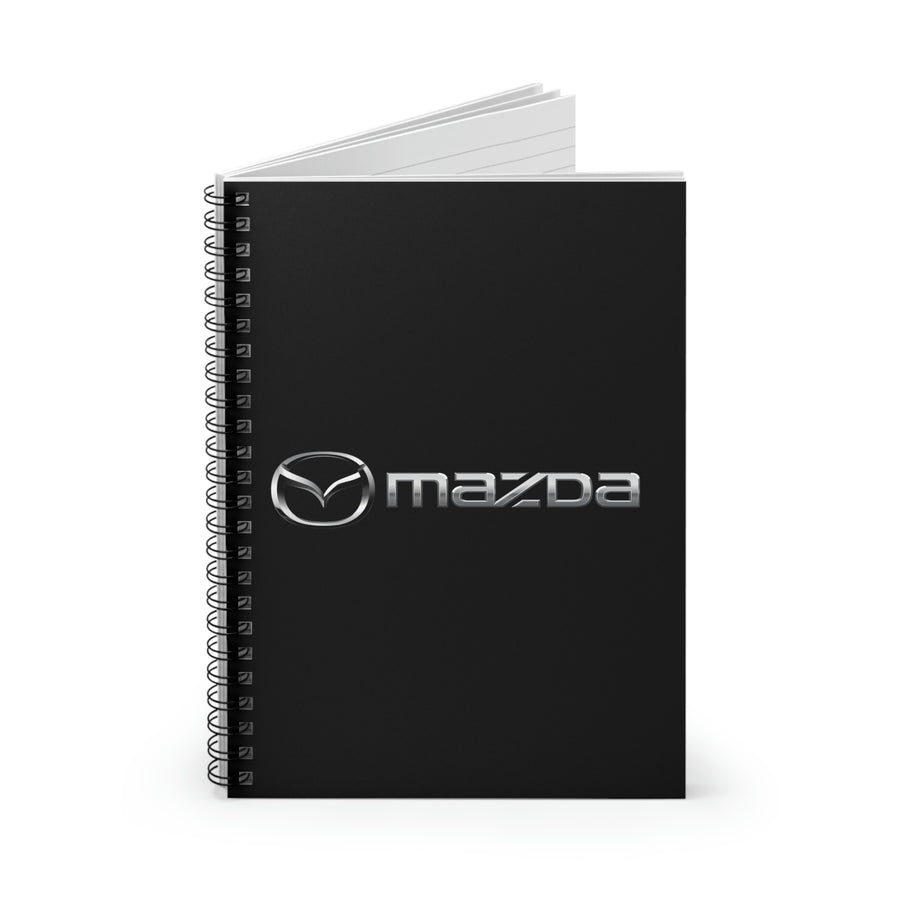 Black Mazda Spiral Notebook - Ruled Line™