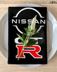 Black Nissan GTR 4-piece set Napkins™