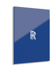 Dark Blue Rolls Royce Acrylic Prints (French Cleat Hanging)™