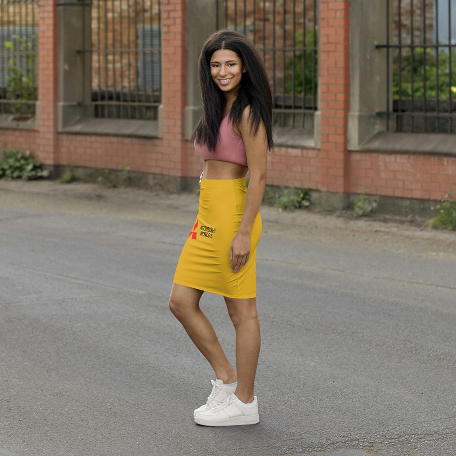 Women's Yellow Mitsubishi Mini Skirt™