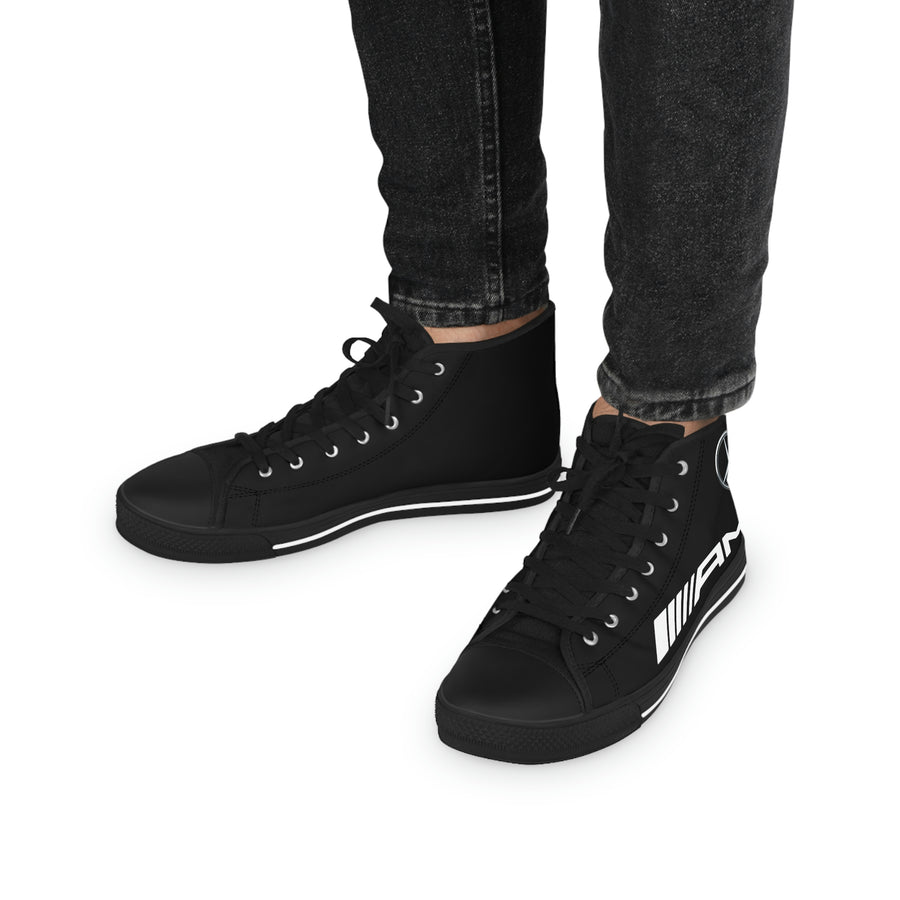 Men's Black Mercedes High Top Sneakers™