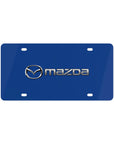 Dark Blue Mazda License Plate™