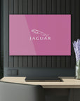 Light Pink Jaguar Acrylic Prints (French Cleat Hanging)™