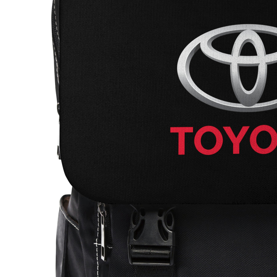 Unisex Black Toyota Casual Shoulder Backpack™