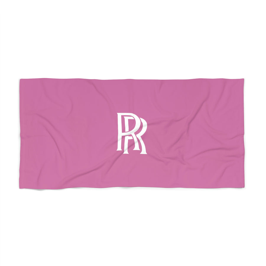 Light Pink Rolls Royce Beach Towel™