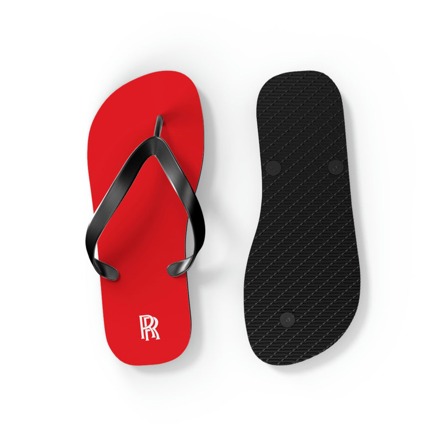 Unisex Red Rolls Royce Flip Flops™