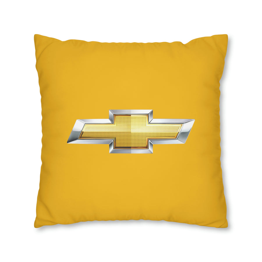 Yellow Chevrolet Spun Polyester pillowcase™