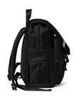 Unisex Black Casual Shoulder Dodge Backpack™