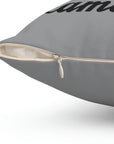 Grey Lamborghini Spun Polyester Square Pillow™