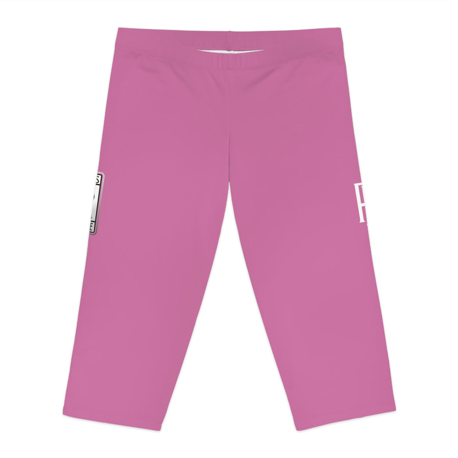 Women's Light Pink Rolls Royce Capri Leggings™