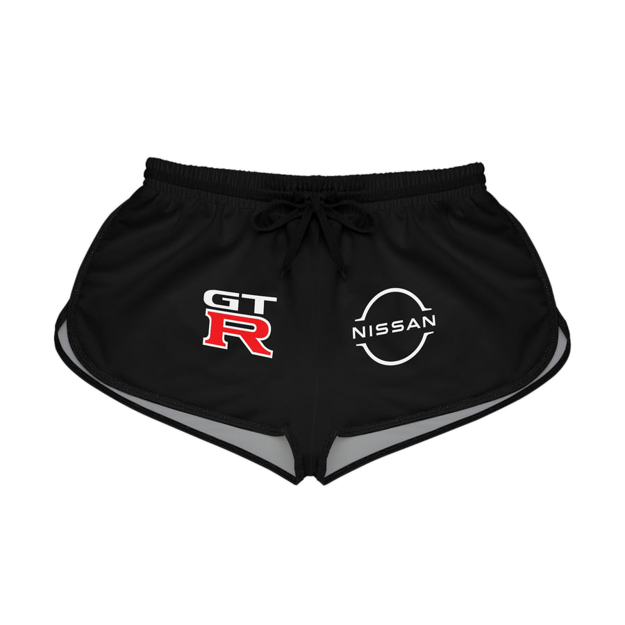 Women's Relaxed Black Nissan GTR Shorts™