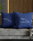 Dark Blue Jaguar Spun Polyester pillowcase™