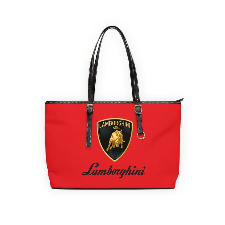 Red Lamborghini Leather Shoulder Bag™