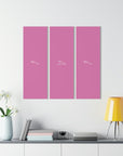 Light Pink Jaguar Acrylic Prints (Triptych)™