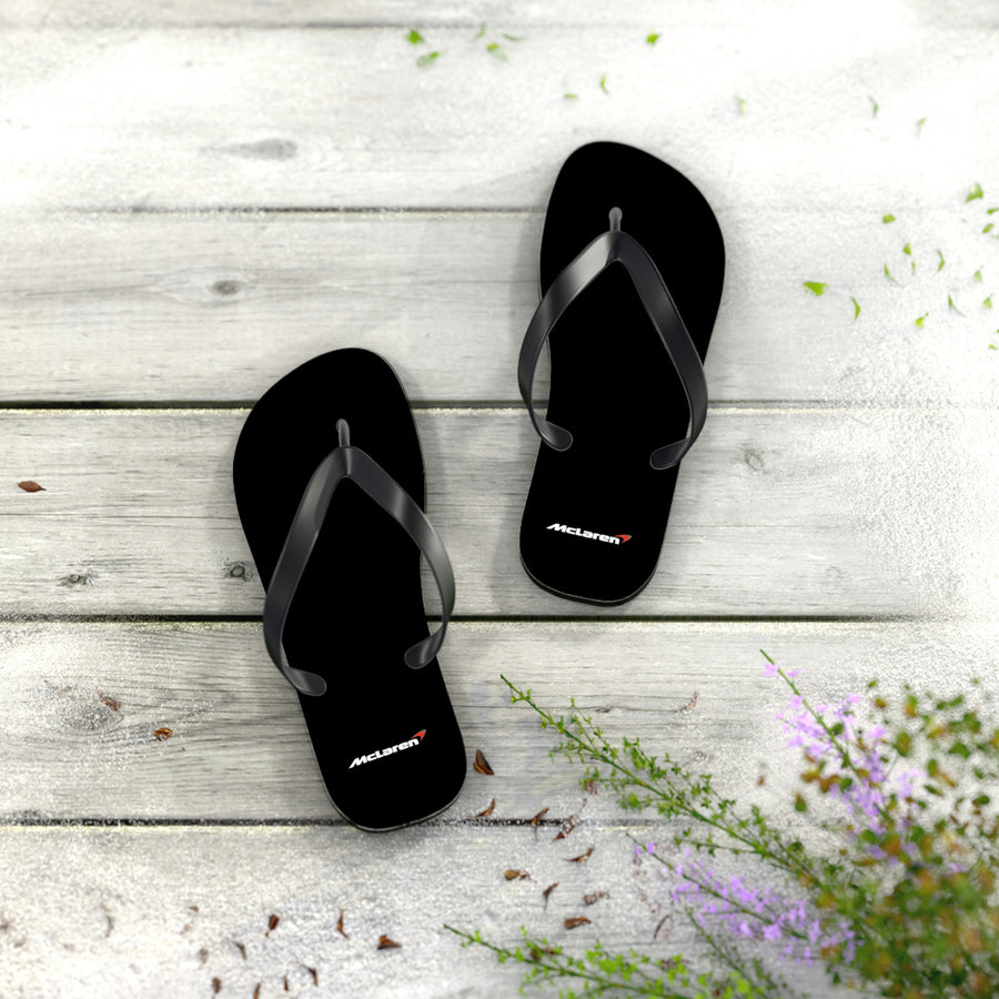 Unisex Black McLaren Flip Flops™