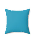 Turquoise Volkswagen Spun Polyester Square Pillow™