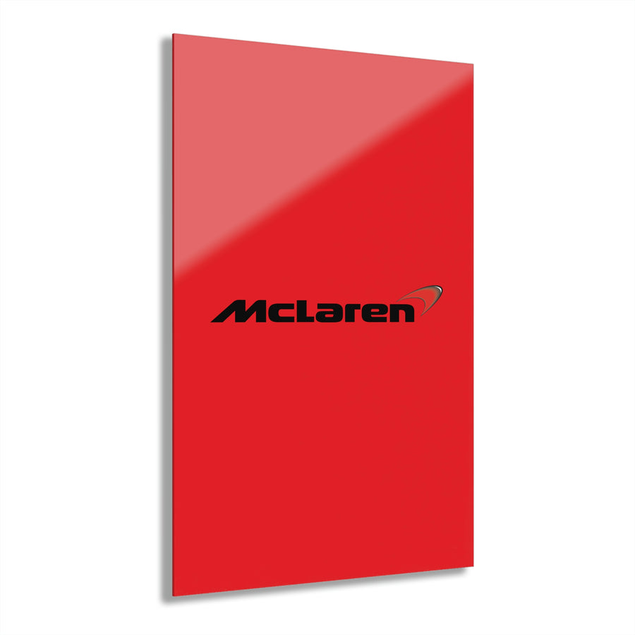 Red McLaren Acrylic Prints (French Cleat Hanging)™