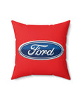 Red Ford Spun Polyester Square Pillow™