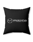 Black Mazda Spun Polyester Square Pillow™