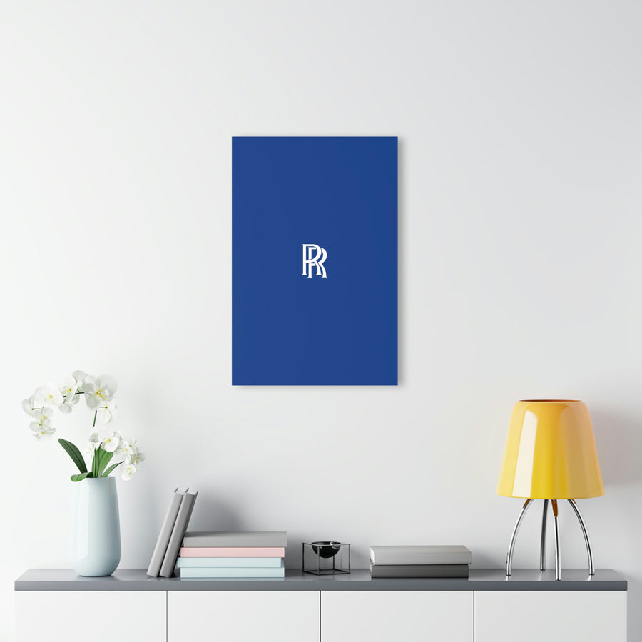 Dark Blue Rolls Royce Acrylic Prints (French Cleat Hanging)™