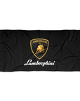 Black Lamborghini Beach Towel™