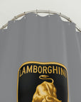 Grey Lamborghini Shower Curtain™