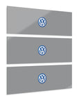 Grey Volkswagen Acrylic Prints (Triptych)™