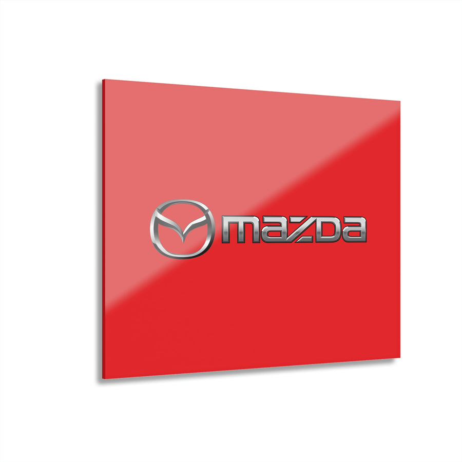 Red Mazda Acrylic Prints (French Cleat Hanging)™