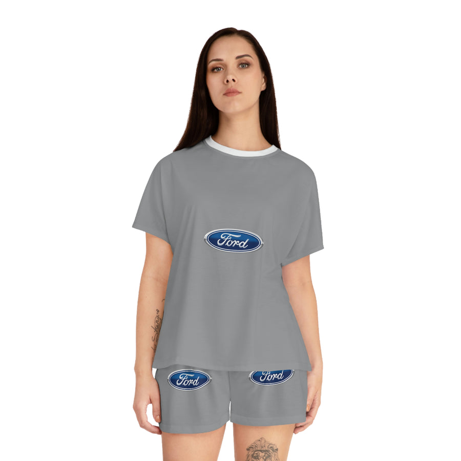 Women's Grey Ford Short Pajama Set™