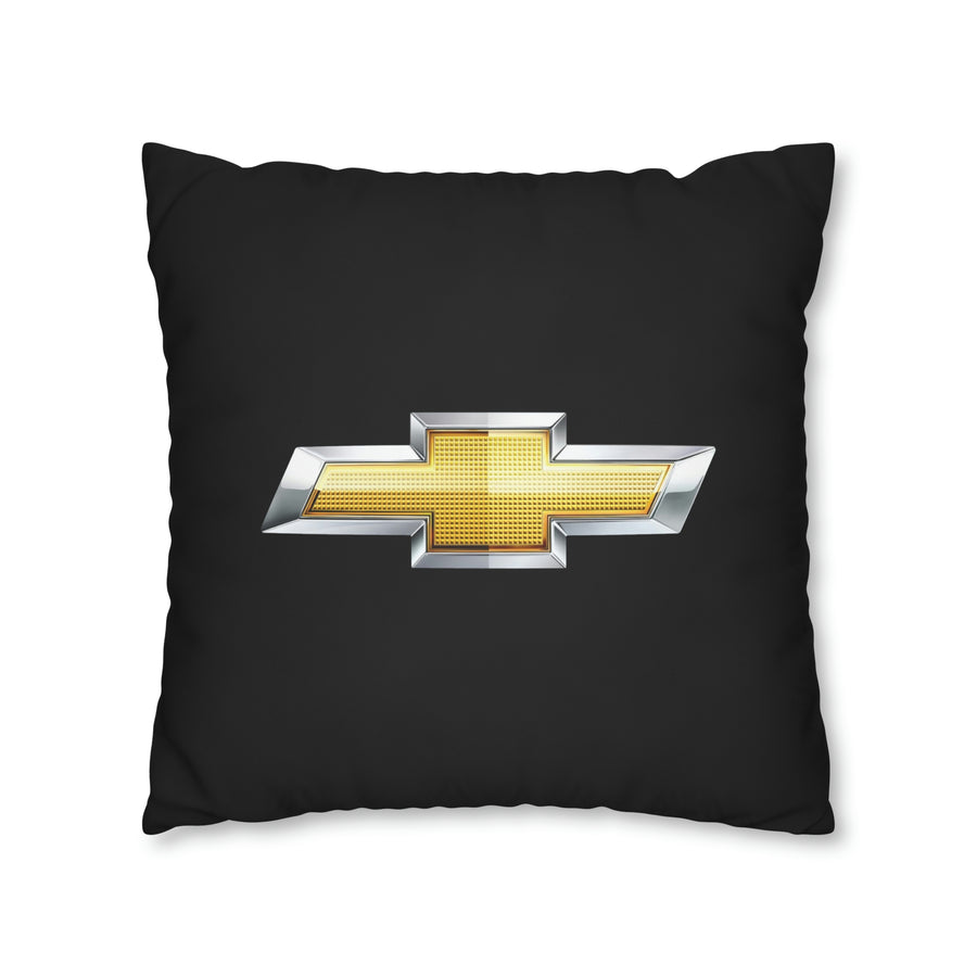 Black Chevrolet Spun Polyester pillowcase™