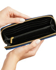 Dark Blue Jaguar Zipper Wallet™