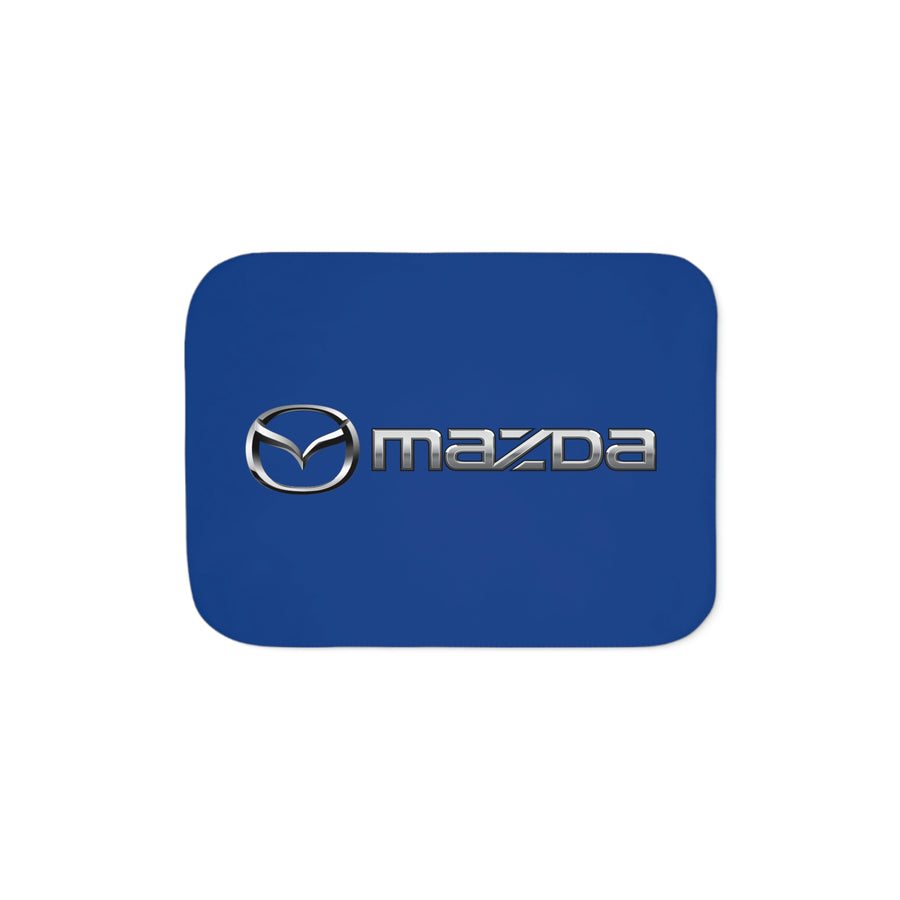 Dark Blue Mazda Sherpa Blanket™