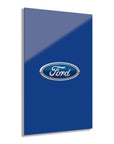 Dark Blue Ford Acrylic Prints (French Cleat Hanging)™