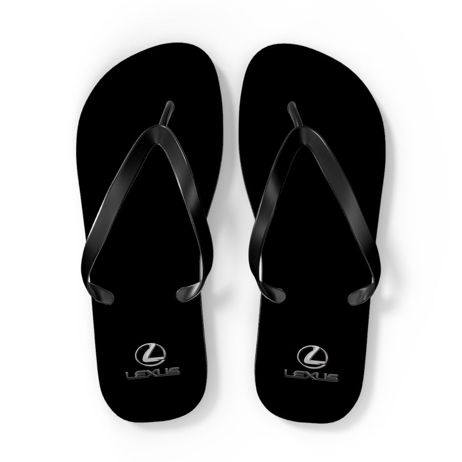 Unisex Black Lexus Flip Flops™