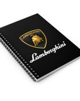 Black Lamborghini Spiral Notebook - Ruled Line™