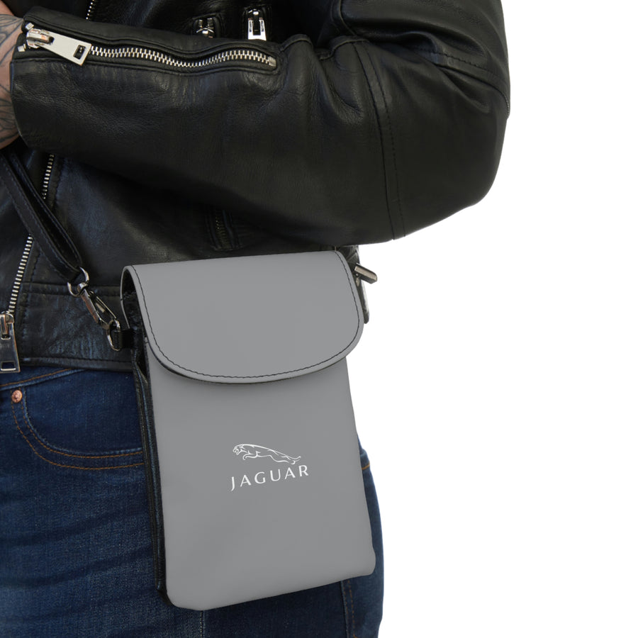 Small Grey Jaguar Cell Phone Wallet™