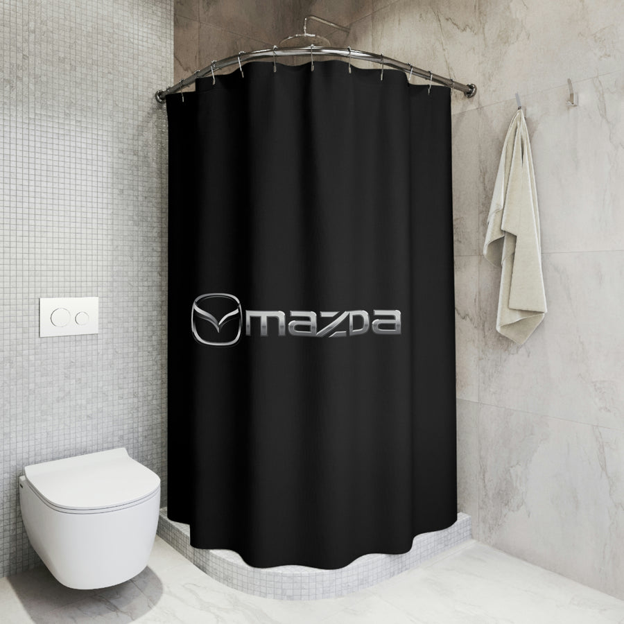 Black Mazda Shower Curtain™