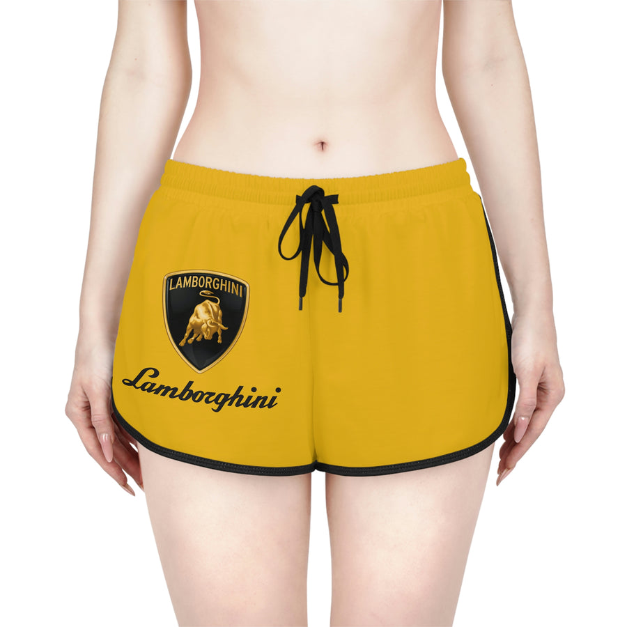 Women's Yellow Lamborghini Relaxed Shorts™