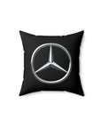 Black Mercedes Spun Polyester Square Pillow™