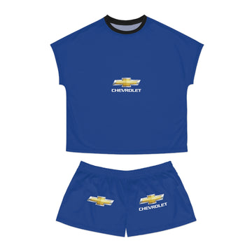 Women's Dark Blue Chevrolet Short Pajama Set™