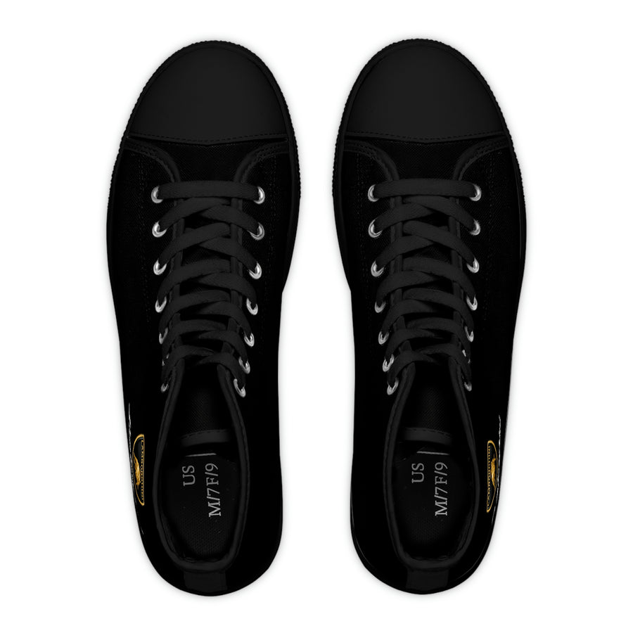 Women's Black Lamborghini High Top Sneakers™